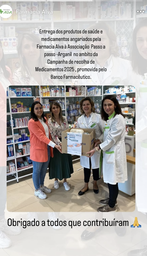 Associação Passo a Passo é parceira do Banco Farmacêutico